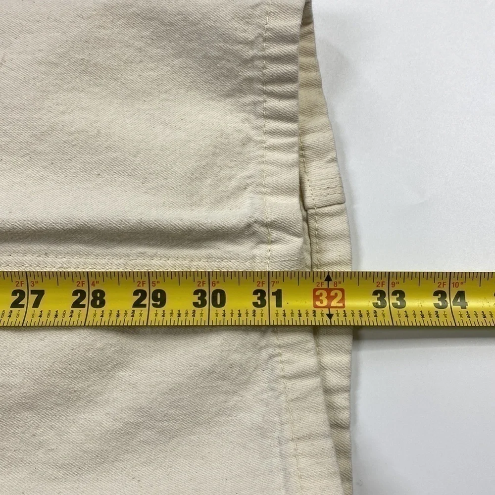 Vintage Big Smith White Cotton Carpenter Paint Pants 42x32